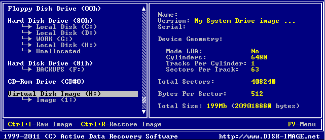 Active@ Disk Image for DOS. Copying files and folders from of Disk Image to another location Active@ Disk Image for DOS. Copying files and folders from of Disk Image to another location