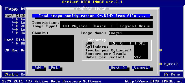 Active@ Disk Image for DOS. Disk Image restoration 2 Active@ Disk Image for DOS. Disk Image restoration 2