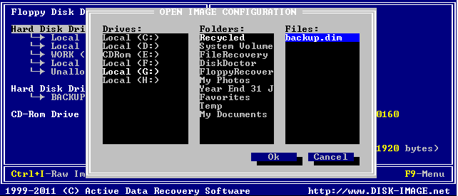 Active@ Disk Image for DOS. Disk Image restoration 2 Active@ Disk Image for DOS. Disk Image restoration 2